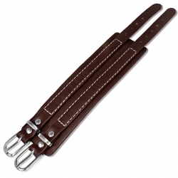 Bratara lata eleganta din piele maro [1]